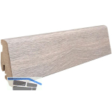 HARO Laminat Sockelleiste Eiche Contura steingrau, 19/58