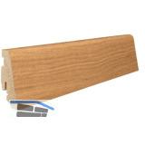 HARO Massiv-Sockelleiste furniert Eiche ge�lt, 19x58