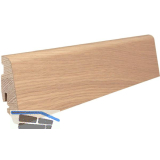 HARO Massiv-Sockelleiste furniert Eiche purowei� ge�lt, 19x58