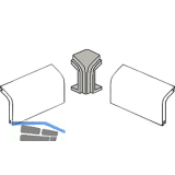 Innenecke f�r Rohrabdeckleiste wei�