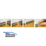 Befestigungsclip f�r Rohrabdeckleiste