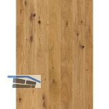 TILO Landhausdiele Jura Eiche rustikal, geb�rstet, natur ge�lt, 12 mm