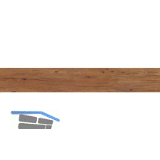 LICO Sockelleiste Vinyl Royaleiche Synchro, Eiche Umbra, 18/50