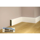 TILO Sockelleiste Vinyl SPA weiss RAL 9016, 16/50