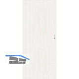 SOLIDO Donau Schiebet�re CPL Authentic Bianco l�ngs, 920x2070 mm