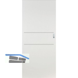 SOLIDO Donau Schiebet�re CPL Wei� 9016, 2 Lisenen 1020x2070 mm