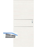 SOLIDO Donau Schiebet�re CPL Authentic Bianco quer, 2 Lisenen, 820x2070 mm