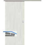 SOLIDO Donau Schiebet�re Set CPL Authentic Grigio l�ngs, 920x2070 mm