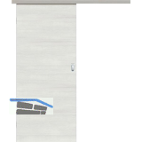 SOLIDO Donau Schiebet�re Set CPL Authentic Grigio quer, 820x2070 mm