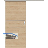 SOLIDO Donau Schiebet�re Set CPL Authentic Achat quer, 2 Lisenen, 820x2070