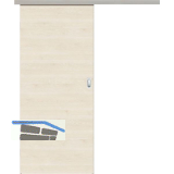 SOLIDO Donau Schiebet�re Set CPL Authentic Perl quer, 920x2070 mm