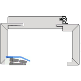 SOLIDO Smart Fertigholzzarge CPL Esche wei� Rechts 900/2010/110 mm