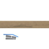 LICO Sockelleiste Vinyl HDF, Graueiche, 18/45