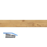 LICO Sockelleiste Vinyl HDF, Steirereiche, 18/45