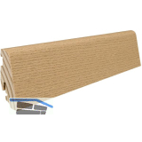 HARO Massiv-Sockelleiste furniert Eiche invisible ge�lt, 19x58