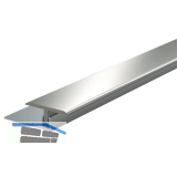 K�GELE T-FLEX �bergangsprofil edelstahloptik 7 - 13 mm, 1000 mm