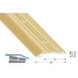 K�GELE Einfassprofil Alu sand eloxiert, gelocht, 30/1000 mm