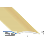 K�GELE Hohlflachprofil Alu sand eloxiert, selbstklebend, 40/2700 mm