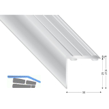K�GELE Winkelprofil Alu silber, selbstklebend, 30 x 25 mm, 2700 mm