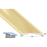 K�GELE Abdeckprofil Alu sand eloxiert, selbstklebend, Breite 38 mm, 2700 mm