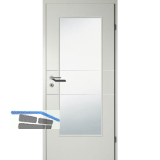 SOLIDO Smart Innent�re CPL Nebelgrau 2 Lisenen GL Links TBA 750/2030 mm