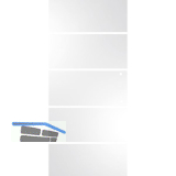 SOLIDO Glasschiebet�r Sensita 15, mit Sto�griff Bohrung 920x2100