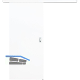 SOLIDO Donau Schiebet�re Set mit Inlay CPL wei� RAL 9016, 920x2070