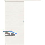 SOLIDO Donau Schiebet�re Set mit Inlay CPL Authentic Bianco quer, 820x2070