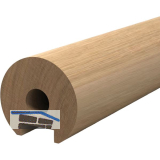 Handlauf Eiche Objekt lackiert gezinkt