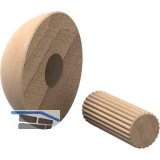 Abdeckkappen Mod. AK50F Buche roh