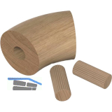 Handlauf-Baukastensystem Handlaufkr�mmer 45� Eiche lackiert