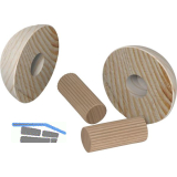 Handlauf-Baukastensystem Endhalbkugel Fichte roh