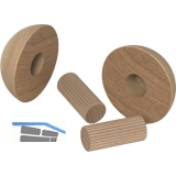 Handlauf-Baukastensystem Endhalbkugel Eiche lackiert