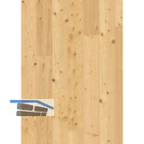 TILO Rustico Landhausdiele L�rche Natur!Pur, geb�rstet, ge�lt