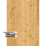 TILO Rustico Landhausdiele L�rche Natur, geb�rstet, ge�lt