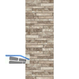 LICO Wandverkleidung Hydro Wall Print 3D, Steinwand Ornament