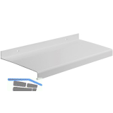 Au�enfensterbank Standard 25 Aluminium wei� RAL 9016 lackiert 225 mm