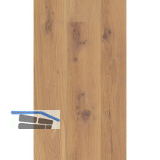 TILO Bodenmuster Landhausdiele Marcanto Eiche Sahara Alpin, geb�rstet, ge�lt