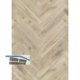 SOLIDO Fischgr�t Eiche ruhig leicht geb�rstet, wei� ge�lt, 14 mm