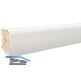 SOLIDO Sockelleiste wei� foliert 16/40