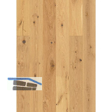 SOLIDO Landhausdiele Eiche lebhaft Grande, leicht geb�rstet, natur ge�lt, 14 mm