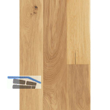 SOLIDO Bodenmuster Landhausdiele Eiche kraftvoll, leicht geb�rstet, natur ge�lt