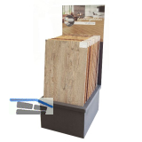 Bodenst�nder f�r Vinylb�den Musterplatten mit R�ckwand