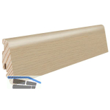 HARO Massiv-Sockelleiste furniert Eiche lichtwei� ge�lt, 19x58