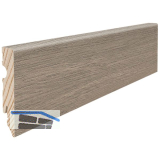 HARO Laminat Aqua Sockelleiste Eiche Eleganza antikgrau wasserresistent 15/80