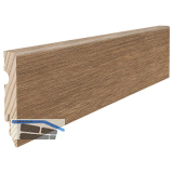 HARO Laminat Aqua Sockelleiste Eiche Eleganza ger�uchert wasserresistent 15/80