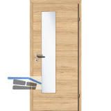 SOLIDO Smart Innent�re CPL Saloon Eiche quer GL EN-S Links TBA 800/2030 mm