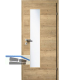 SOLIDO Smart Innent�re CPL Ripped Eiche quer GL EN-S Rechts TBA 900/2030 mm