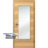 SOLIDO Smart Innent�re Eiche hell quer lackiert GL A Rechts TBA 800/2030 mm