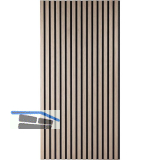 Designpaneel Muster Eiche Natur MDF schwarz